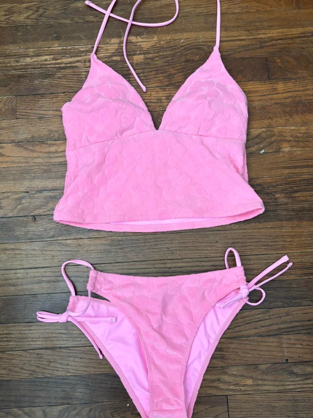 zaful hibiscus tankini